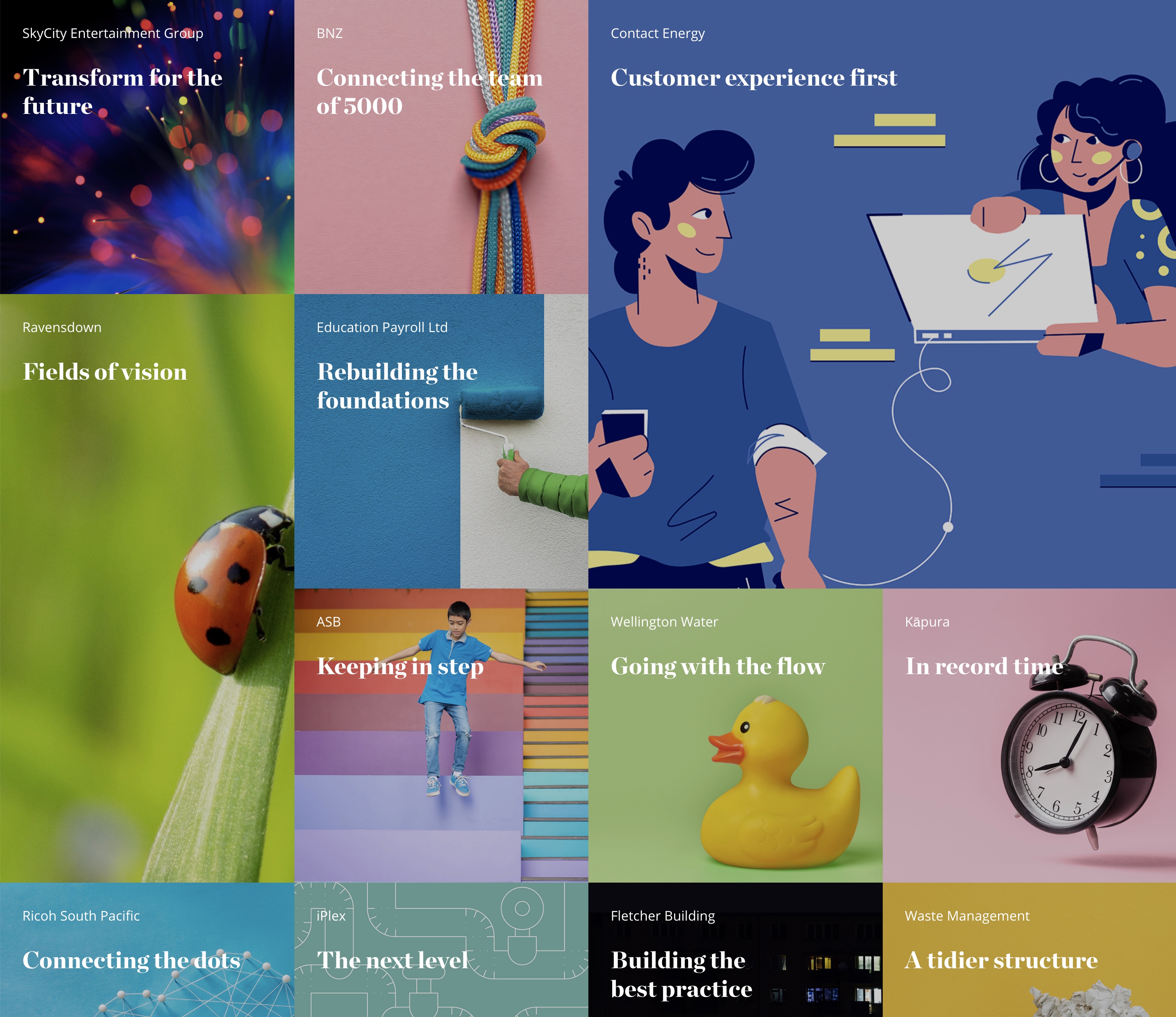 Screenshot from Deloitte Digital New Zealand